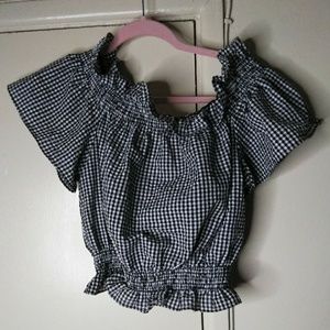 Pinup Gingham Top